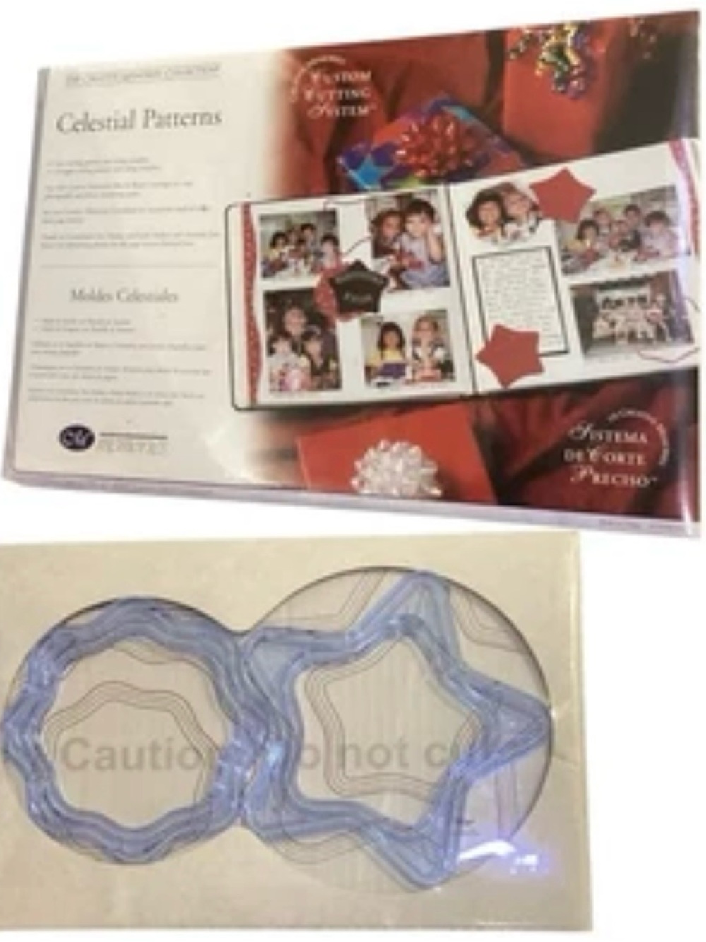 CREATIVE MEMORIES CELESTIAL cutting PATTERNS-Templates-Star & Octagon-NIP